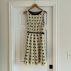 Anthropologie Eva Franco cream dress size 8